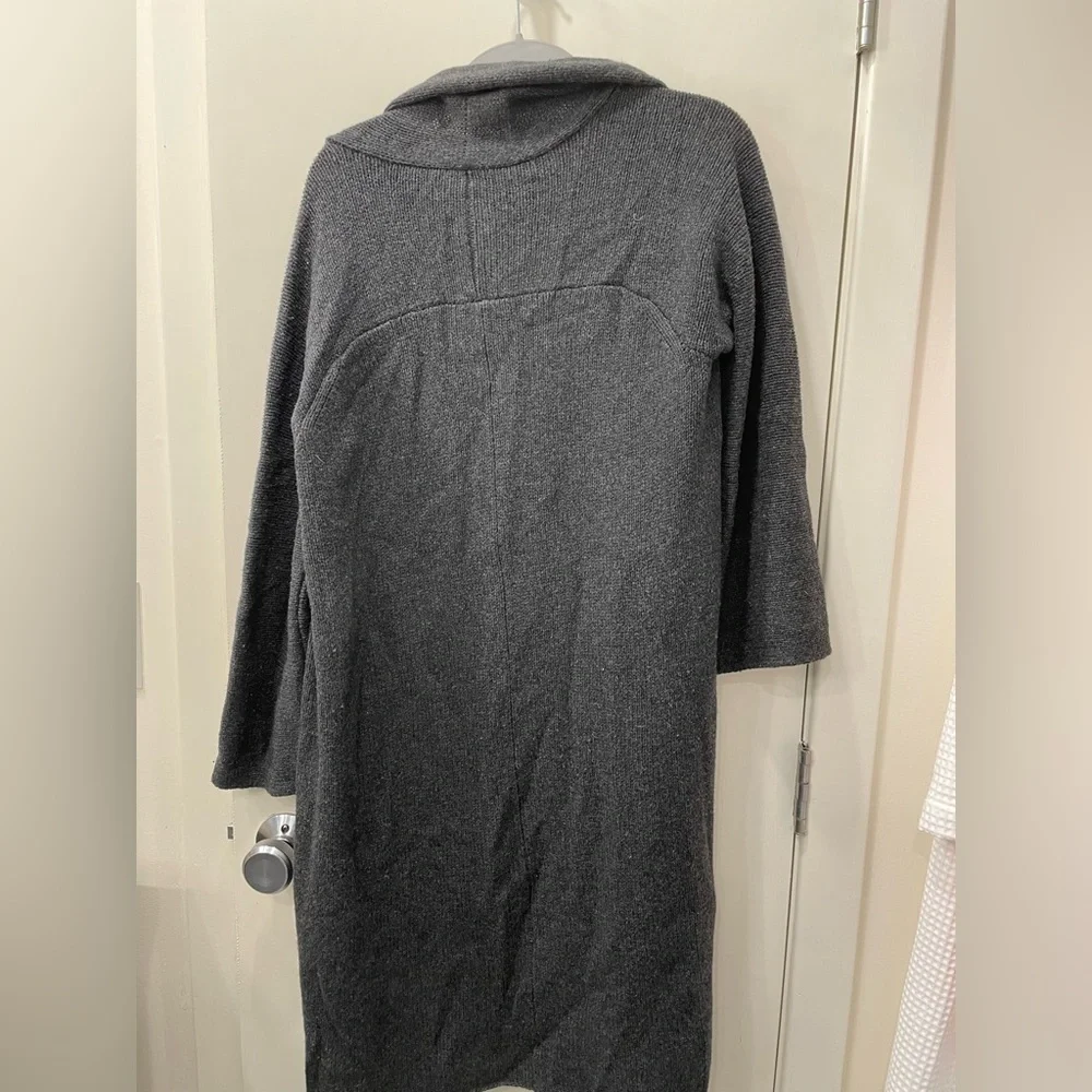 Vince dark gray wool and cashmere duster sweater - Picture 2 of 5